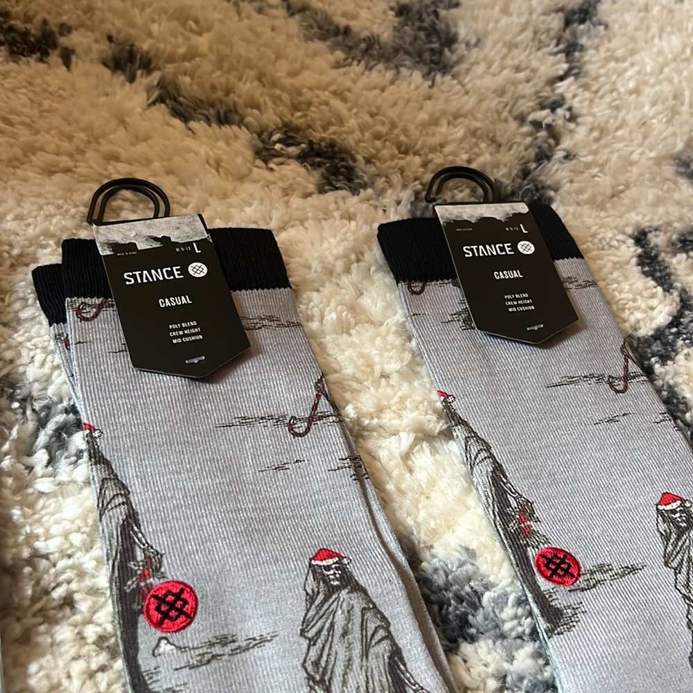 Stance ~ Happy Holideath ~ Men's Large 9-13 Crew Socks - Picture 13 of 15